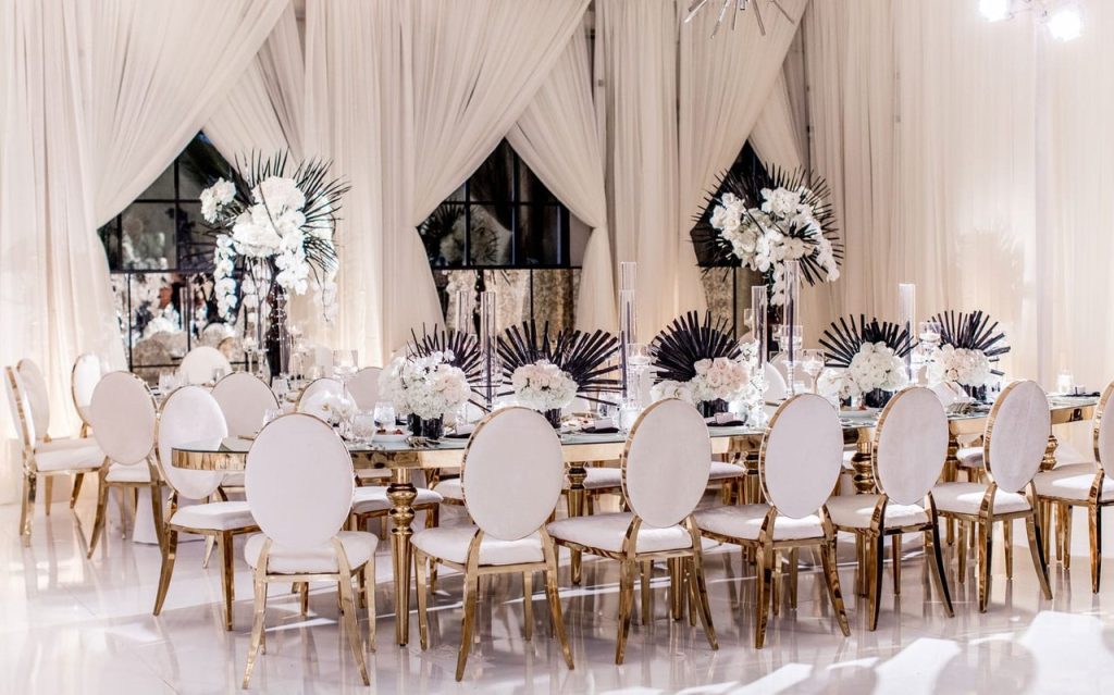 Classic Black and White Wedding