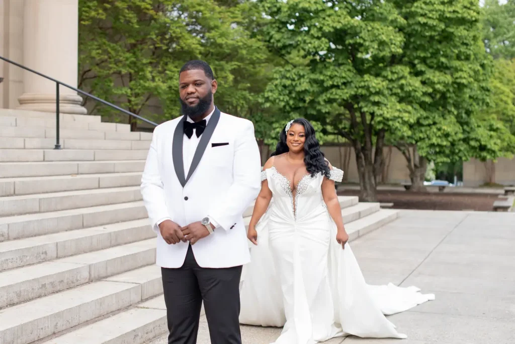 Classic Black and White Wedding
