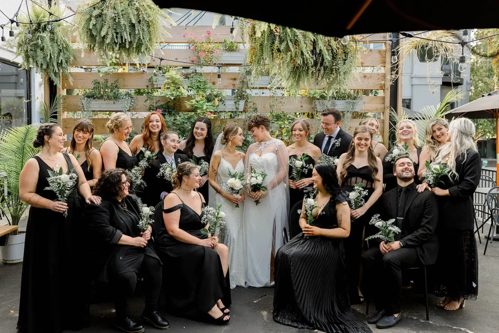 Classic Black and White Wedding