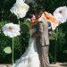 Giant Flowers Wedding