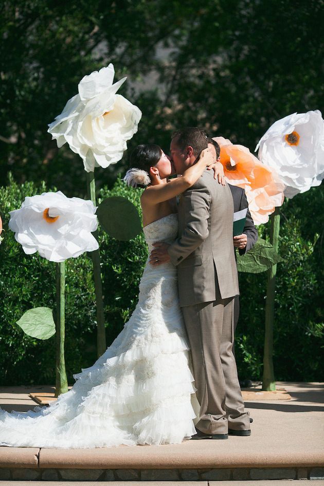 Giant Flowers Wedding