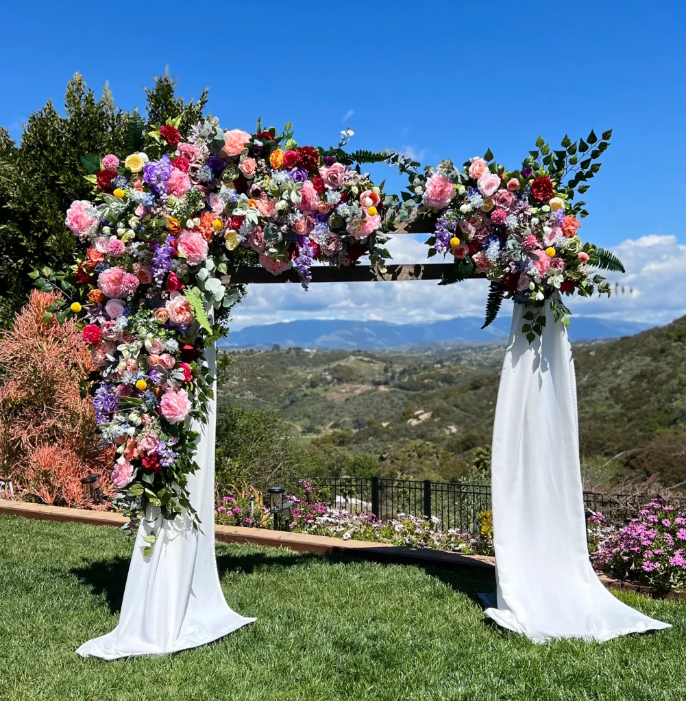 Giant Flowers Wedding