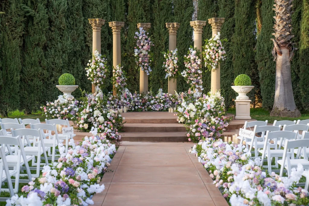 Giant Flowers Wedding