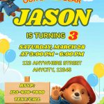 FREE Paddington Bear Birthday Invitation Templates (16+ Editable Designs) | Canva 2026 Update