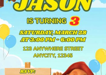 Free and Editable Paddington Bear Invitation Templates Made in Canva. Customize Online for free