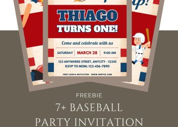 Free and Editable Batter Up Baseball Invitation Templates Made in Canva. Customize Online for free