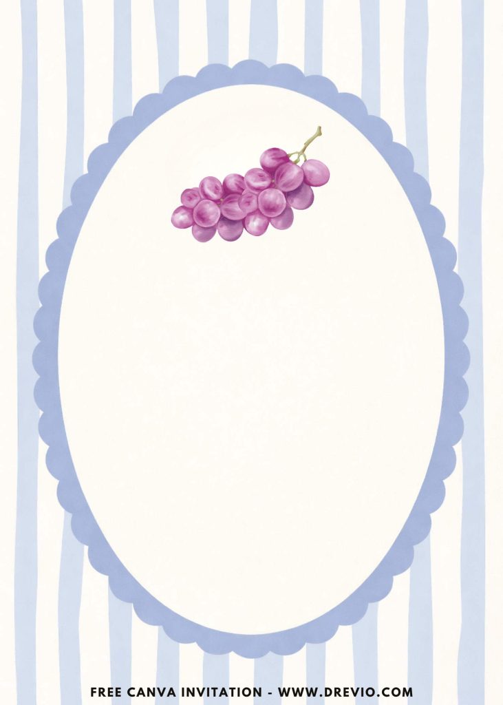 Free and Editable Minimalist Berry First Brunch Invitation Templates Made in Canva. Customize Online for free