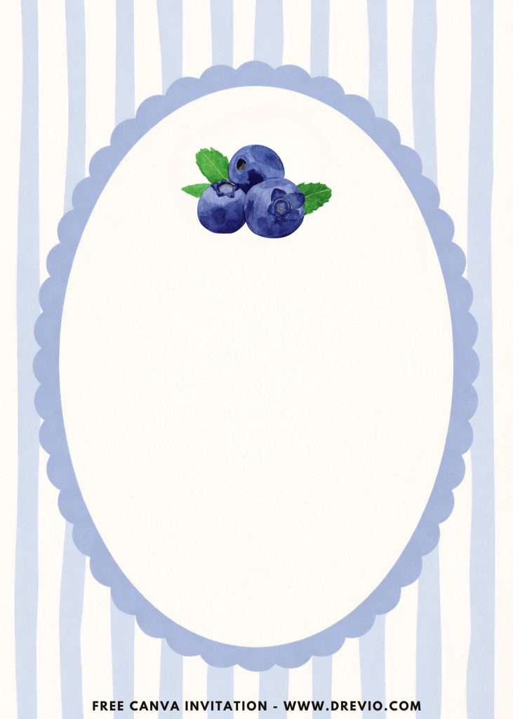Free and Editable Watercolor Berry Sweet Birthday Invitation Templates Made in Canva. Customize Online for free