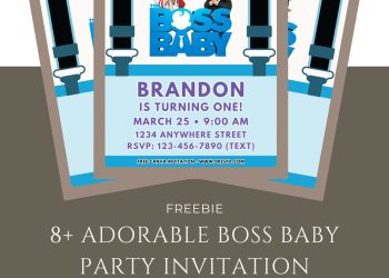 Free and Editable Boss Baby Family Business Birthday Invitation Templates Made in Canva. Customize Online for free