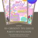 Free and Editable Retro Groovy 70s Disco Invitation Templates Made in Canva. Customize Online for free