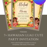 Hawaiian Luau Birthday Cute – Free Printable