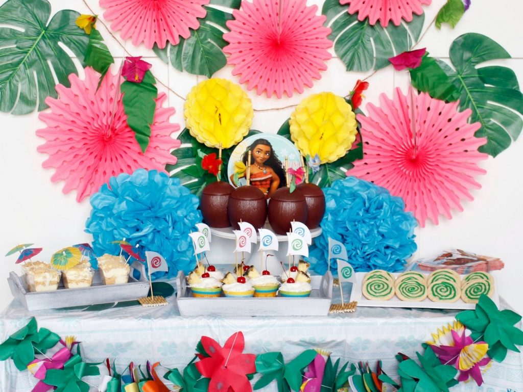 Disney Moana Birthday Invitations