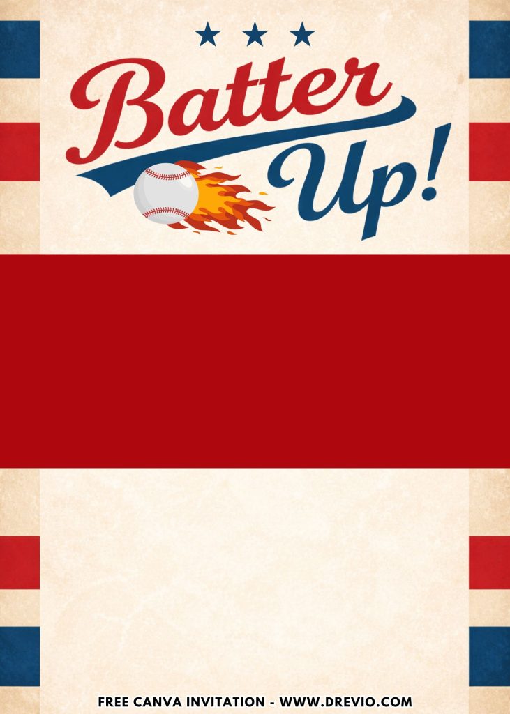 Free and Editable Fiery Baseball Invitation Templates Made in Canva. Customize Online for free