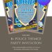 Free and Editable Police Birthday Birthday Invitation Templates Made in Canva. Customize Online for free