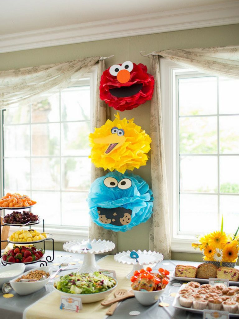 sesame street birthday party ideas