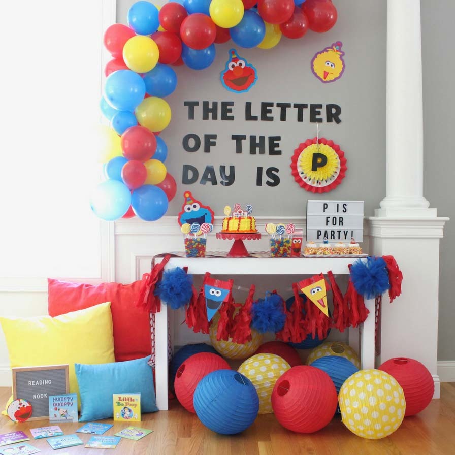 sesame street birthday party ideas