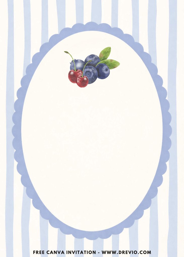 Free and Editable Berry Sweet First Birthday Invitation Templates Made in Canva. Customize Online for free