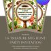 Free and Editable Backyard Treasure Hunt Invitation Templates Made in Canva. Customize Online for free