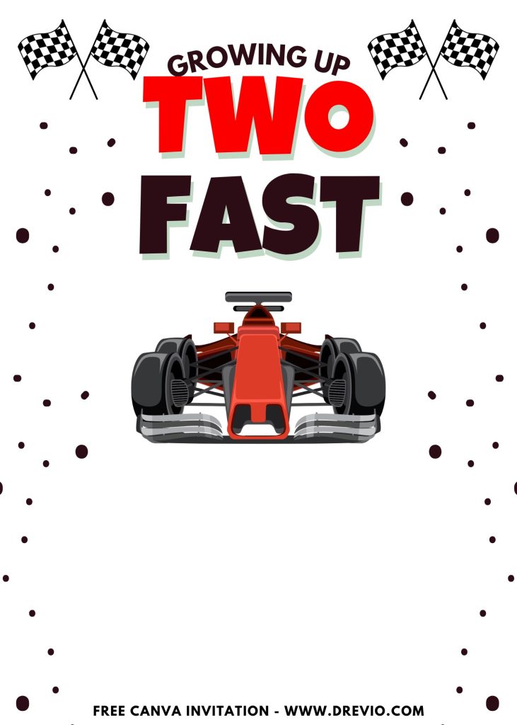 Free and Editable 2 Fast 2 Furious Birthday Invitation Templates Made in Canva. Customize Online for free