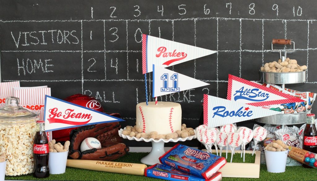 Baseball Birthday Party Cake