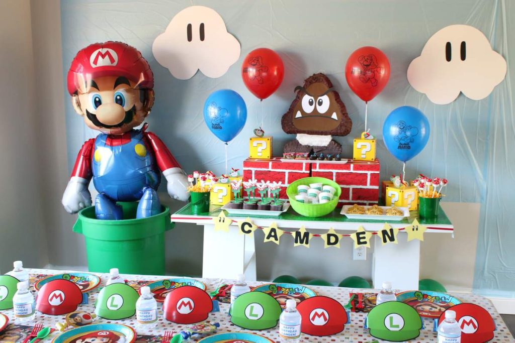 Super Mario Birthday Party Supplies