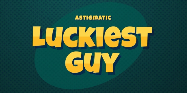 Luckiest Guy Font Display