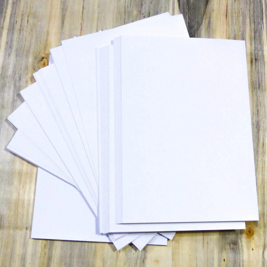 DIY Matte Cardstock Paper for Invitation Card