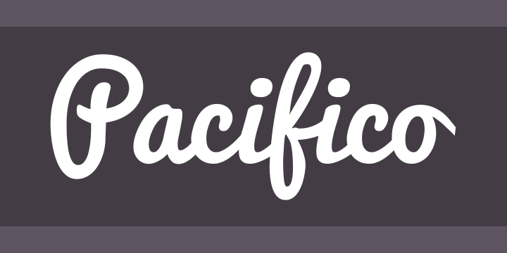 Pacifico Font Display