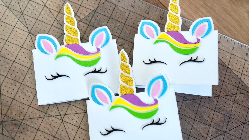 Adorable DIY Unicorn Horn Birthday Invitation
