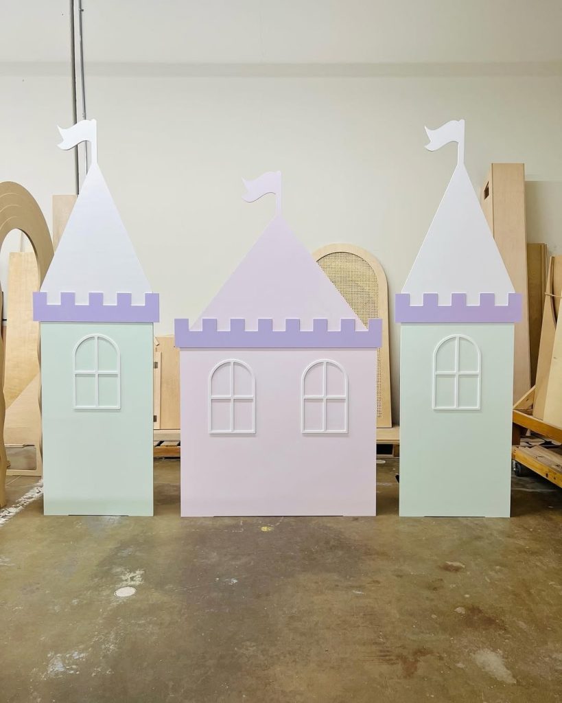 DIY Princess Castle Backdrop