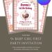 Free and Editable Adorable Girl First Birthday Invitation Templates Made in Canva. Customize Online for free