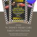 Free and Editable Lightning McQueen and Friends Birthday Invitation Templates Made in Canva. Customize Online for free