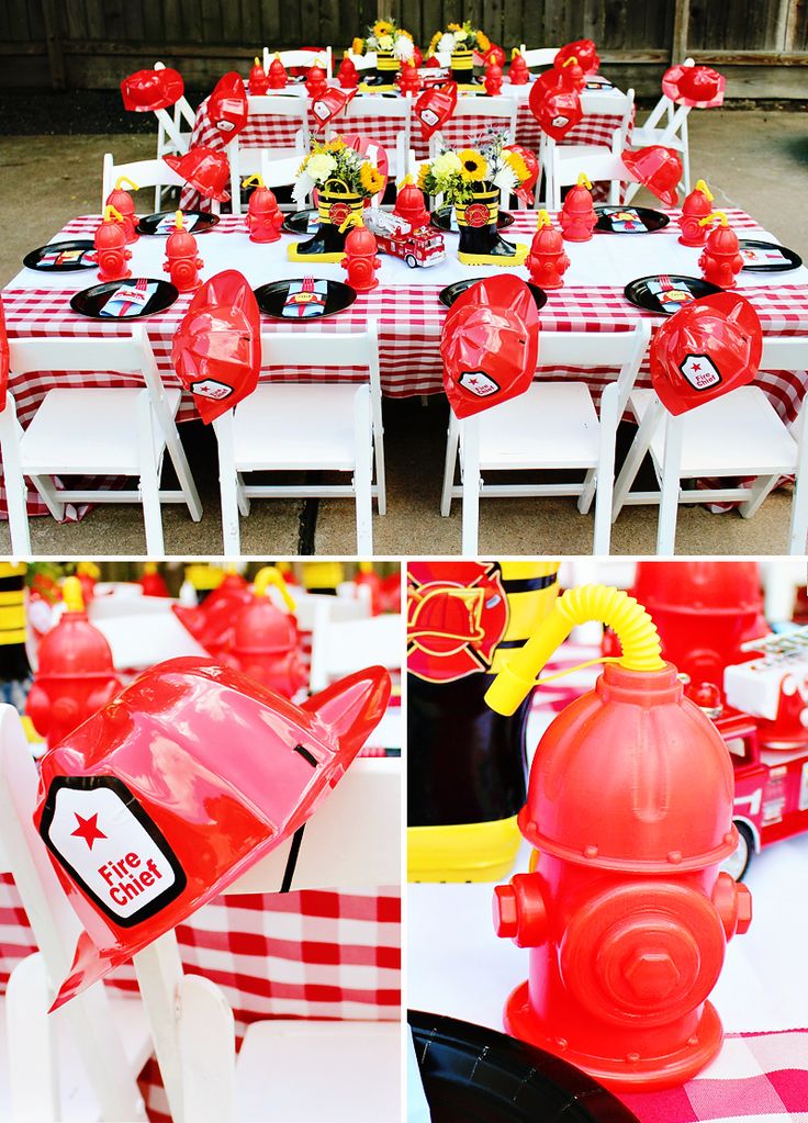fireman birthday party ideas 1
