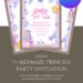 Free and Editable Mermaid Birthday Invitation Templates Made in Canva. Customize Online for free