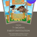 Moana Birthday Invitations That Feel Like A Tiny Vacation