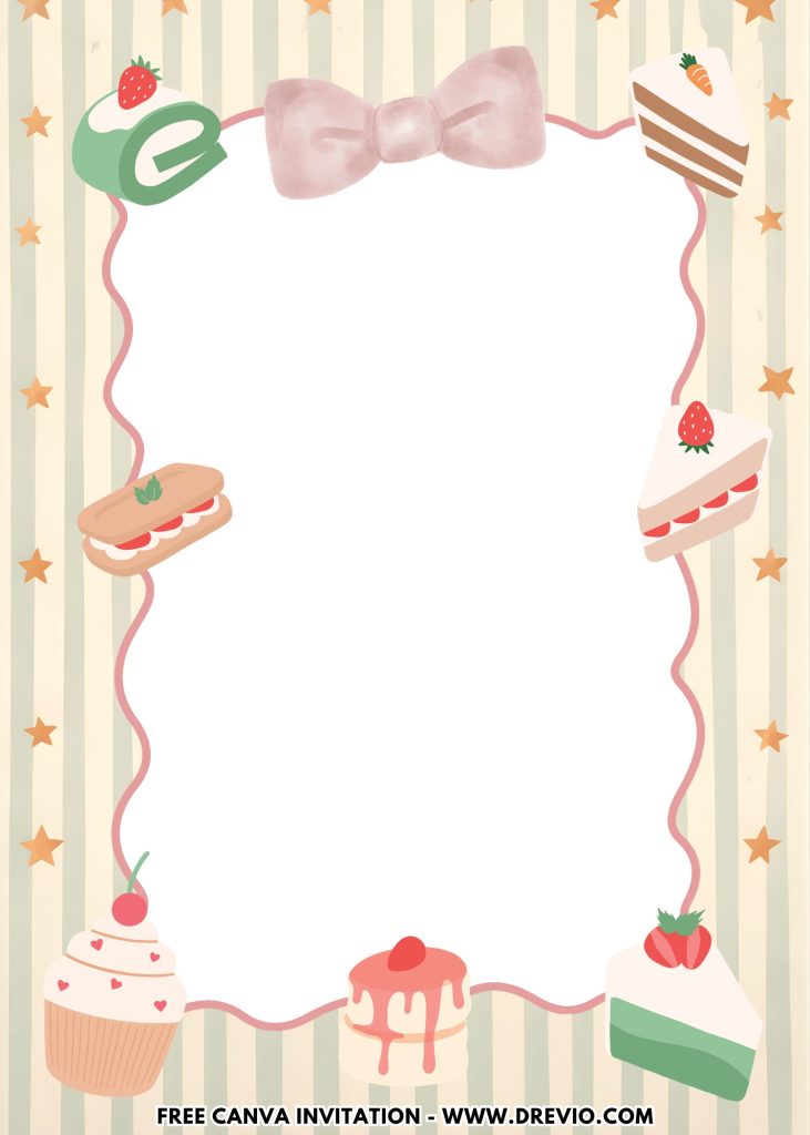 Free and Editable Ice Cream Sandwich Sweet One Birthday Invitation Templates Made in Canva. Customize Online for free