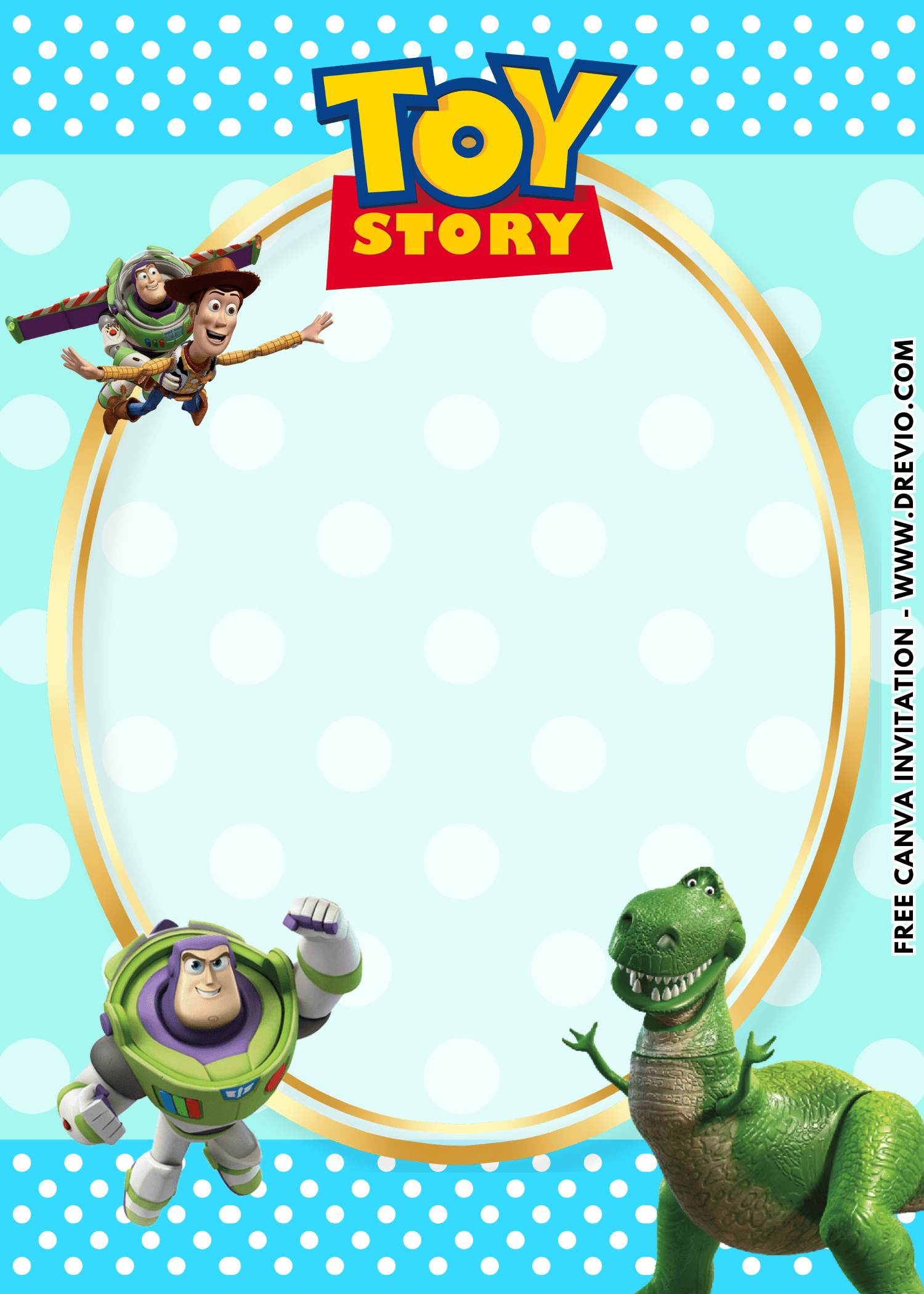 Free and Editable Funny Buzz Lightyear and Woody Toy Story Birthday Invitation Templates Made in Canva. Customize Online for free