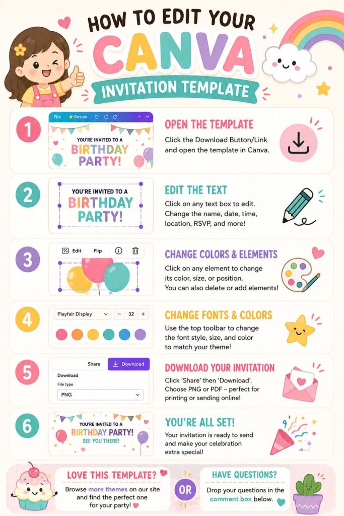 preview of canva edit instruction template b
