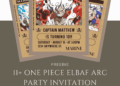 Free and Editable One Piece Birthday Invitation Templates Made in Canva. Customize Online for free