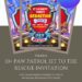 Free and Editable Awesome PAW Patrol Jet to the Rescue Birthday Invitation Templates Made in Canva. Customize Online for free