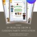 Free and Editable Roblox Grow A Garden Birthday Invitation Templates Made in Canva. Customize Online for free