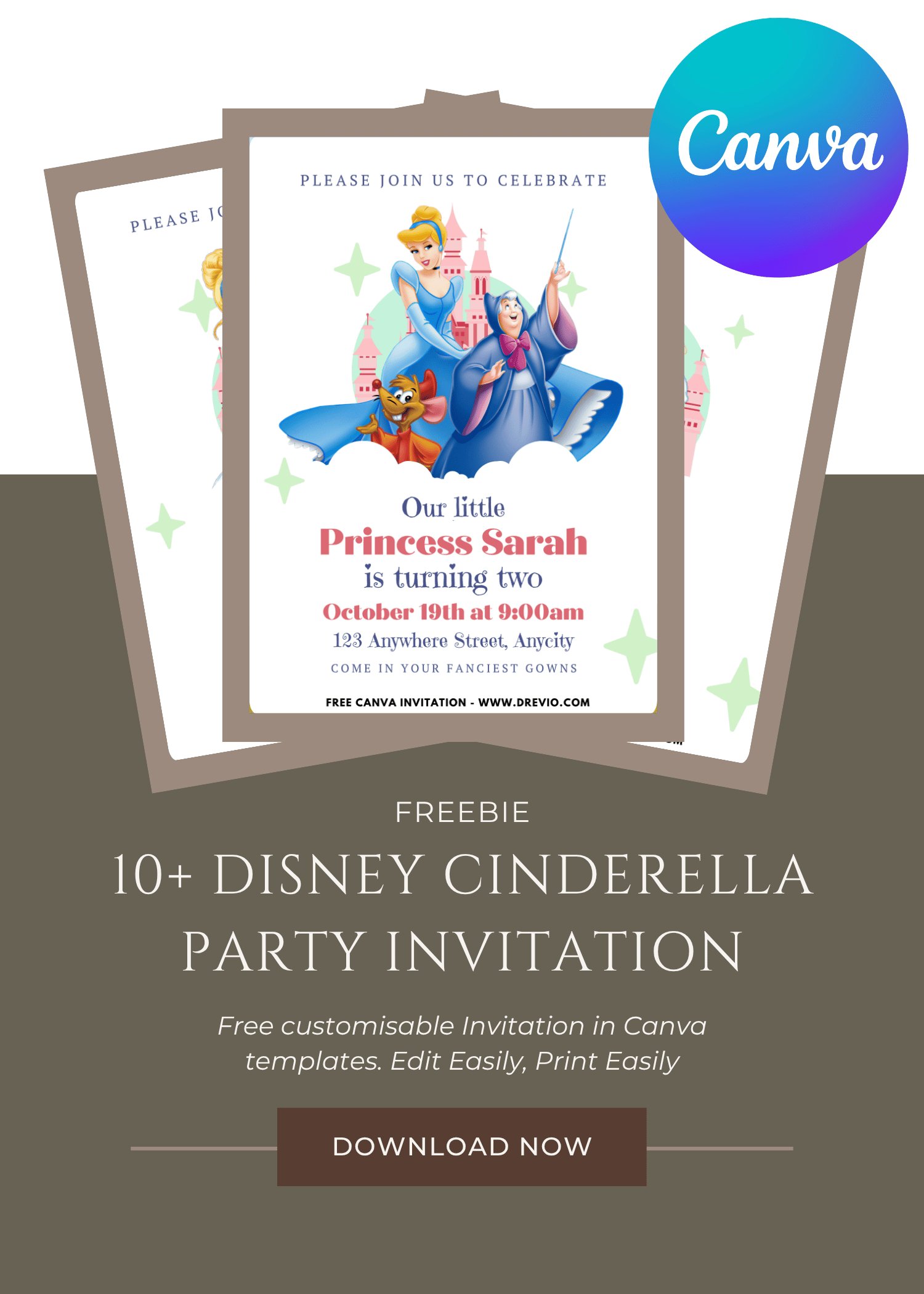 9+ Princess Cinderella Birthday Invitation (2026 Design)