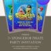 Free and Editable Adorable SpongeBob Pirate Movie Birthday Invitation Templates Made in Canva. Customize Online for free