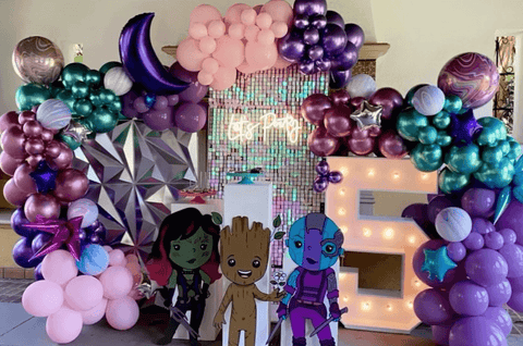 guardians of galaxy birthday balloon decor