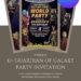 Free and Editable Epic Guardians of Galaxy Birthday Invitation Templates Made in Canva. Customize Online for free