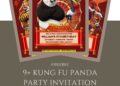 Free and Editable Kung Fu Panda 4 Movie Birthday Invitation Templates Made in Canva. Customize Online for free