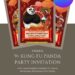 Free and Editable Kung Fu Panda 4 Movie Birthday Invitation Templates Made in Canva. Customize Online for free