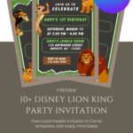10+ Roaring Lion King Birthday Invitation (2026 Design)