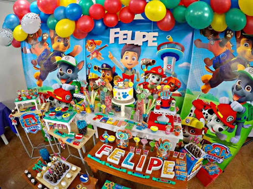 paw patrol race rescue party decor