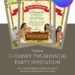 Free and Editable Cute Disney Pocahontas Birthday Invitation Templates Made in Canva. Customize Online for free